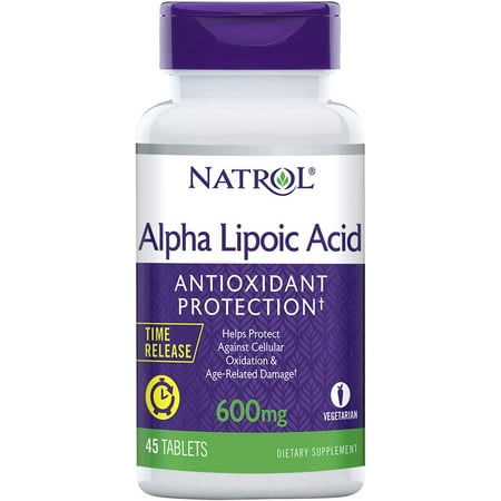 Natrol Alpha Lipoic Acid Capsules, 45 CT