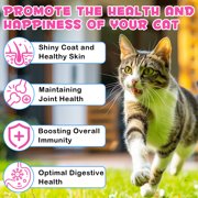Oimmal Collagen Drops for Cats - 2 fl oz | Salmon Flavor - Support for Cats Joints, Skin, Digestive & Immune System, Liquid Collagen Supplement for Cat