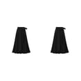 thumbnail image 2 of Sonducket maxi negra sólida sofisticada y sexy para mujeres adultas negra midi larga Faldas Mujer negro 4XL 1 negro 4XL, 1 2Conjunto, 2 of 6