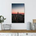 thumbnail image 3 of Wall26 Canvas Print Wall Art Sunset Sky New York City Cityscape Art Skyline Downtown Buildings Photography Print Realism Decor Panoramic Multicolor Landscape Scenic Modern Art for Home - 24" x 36", 3 of 5