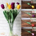 thumbnail image 3 of Mdesiwst 1Pc Real Touch Artificial Flowers Tulips Bouquet Party Home Wedding Fake Bridal Silk Accessory, 3 of 5