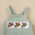 thumbnail image 6 of Kogui Baby Rompers Boy Short Sleeve Baby Romper Ultra Soft Baby Short Sleeve Bodysuit Breathable Summer Sleepwear Unisex 0 3 6 9 12 18 24 Months (Light Green,0-3 Months), 6 of 8