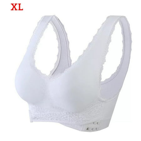 

ELENXS Women Fitness Bra Wireless Push Up Lace Design Sports Bra Yoga Adjustable Girl Underwear