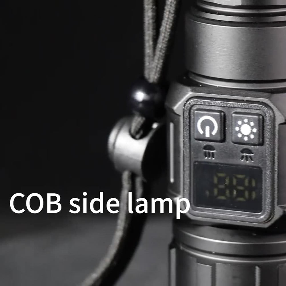 Goader Long-range Power Torch LED Flashlight Light Lantern USB Rechargeable Waterproof - for Outdoor