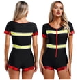 thumbnail image 3 of Supervisor de seguridad para mujer, guardia de seguridad, trajes de Cosplay, disfraz de Halloween, bombero, jefe de bomberos, ropa de juego de rol, 3 of 5