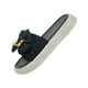 thumbnail image 1 of Sandalias de moda, pantuflas de mujer, zapatos con lazo, suaves y elegantes para interiores. 36 37 Negro, 1 of 9