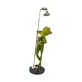 thumbnail image 3 of Estatua de rana, adorno de animal, artesanía, colección creativa, obra de arte, escultura de rana para ducha, figura de resina para estante, gabinete, 3 of 8