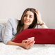 thumbnail image 4 of Body Pillow Cover Soft Shaggy Plush Long Faux Fur Pillowcases with Zipper Closure Fuzzy Mongolian Velvet Pillow Body/20x54inch Red Unique Bargains Funda de Almohada, 4 of 6