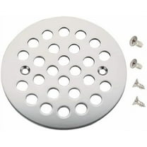 Shower Drain 4-1/4“-inch Screw-in Replacement Strainer Cover Stainless Steel