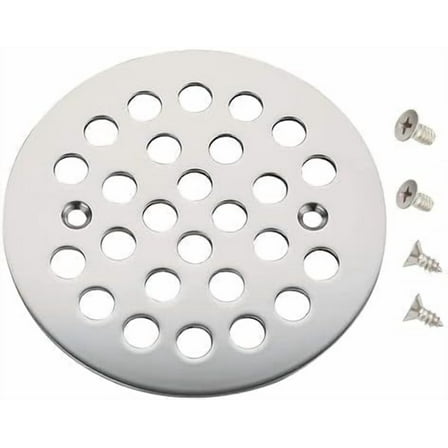 Shower Drain 4-1/4“-inch Screw-in Replacement Strainer Cover Stainless Steel