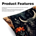 thumbnail image 2 of Yak Covers Pillows Set of 2 with Unique Patterns, Throw Pillow Inserts for Bed or Couch, Available in 16x16, 18x18, 20x20 Inches for Any Occasion, 2 of 6