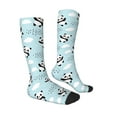 thumbnail image 3 of Fotbe Cute Panda Bear print Women's Men's Novelty Crew Socks Cotton Socks Knee High Socks for Walking,Running,Nurses,Pregnancy, 3 of 9