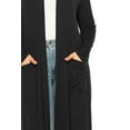 thumbnail image 5 of Women's Plus Size, Casual Long Open Front Drape Duster Sweater Cardigan, 5 of 6
