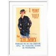 thumbnail image 2 of Art.com I Want You for the Navy Art Print by Howard Chandler Christy, White Frame Wall Art, 21" x 29", 2 of 5
