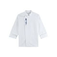 thumbnail image 2 of inhzoy Chef Jacket for Men Women Long Sleeve Kitchen Cooking Hotel Kitchen Work Uniform White XL, 2 of 7