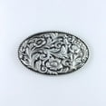 thumbnail image 7 of JEAN'S FRIEND Vintage Black Enamel Cowboy Cowgirl Flower Oval Western Belt Buckle, 7 of 7