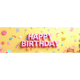 thumbnail image 4 of Colorful Happy Birthday Banner with Balloons Cupcakes and Cakes Decors Background Backdrop for Birthday Party Photography Props Celebrations Decorations, 4 of 4