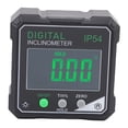 thumbnail image 1 of Digital Inclinometer, IP54 Water Proof Multi Functional 4x90 Degree Digital Angle Finder  for Woodworking, 1 of 7