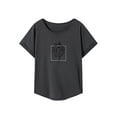 thumbnail image 2 of Camiseta básica de cuello redondo para mujer, ajuste regular, camisetas de verano para viajes a la playa SG, 2 of 7