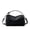 black, variant on Genuine Cowhide Women Pillow Bag, Off-white Pebbled Leather Handbag Crossbody Bag