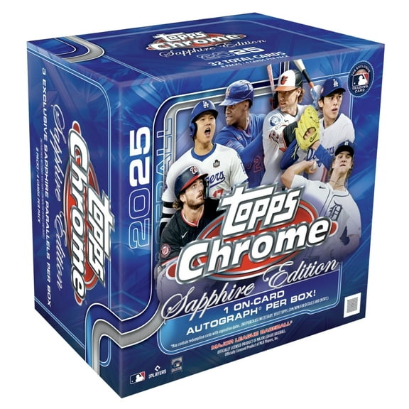 2025 Topps Chrome Baseball - Sapphire Edition - Hobby Box