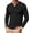 Black, variant on RICHCOIN Men's V Neck Long Sleeve Shirts Slim Fit Basic T Shirts Ribbed Fashion Tee