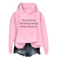 thumbnail image 4 of XIAOCHA Mens Letter Print Hoodie Loose Fit Fall Daily Long Sleeve Hooded Sweatshirts, 4 of 4