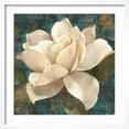 thumbnail image 2 of Art.com Gardenia Blossom Turquoise Art Print by Albena Hristova, White Frame Wall Art, 21" x 21", 2 of 5