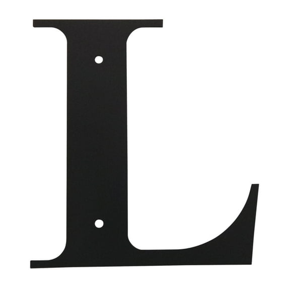 Beautifully Crafted Wrought Iron Letters - Perfect for Home, Business, or Mailbox Decor (16 3/8" W x 18" H)