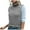 Gray, variant on Fesfesfes Women Sweaters Casual Slim Sleeveless Turtleneck Sweater Knitted Pullover Vest or