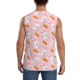 thumbnail image 4 of Kdxio Rabbit And Carrot Men's Tank Top Muscle Workout Gym Shirts Casual Sleeveless Shirts-X-Large, 4 of 7