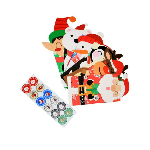 Wosthever 24 Uds. Bolsa de regalo de Navidad para el hogar, pequeño paquete interesante, suministros para fiestas, paquete de regalo, bolsas, bolsa para Kits de decoración para fiestas Wosthever HA012753-00
