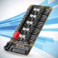 thumbnail image 4 of Fan Hub, 15pin Interface 10 Capacitors Adhesive EVA Cotton Stable HUB Motherboard  For Desktop PC Ph35, 4 of 8