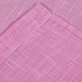 thumbnail image 3 of 1 Piece Linen Look Textured Sheer Window Treatment Valance (52" x 18", L/Pink), 3 of 3