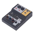thumbnail image 3 of Recording Mixer 2 Channel Low Noise 48V Phantom Power USB External Sound Card for Live Streaming Karaoke Stage 100V?240V US Plug, 3 of 5