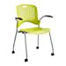 thumbnail image 3 of Safco Chaise d'Invité Moderne en Plastique Vert Herbe (Lot de 2), 3 of 4