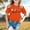 Orange, variant on Gzbliryd Girls Graphic T Shirts Letter Print T Shirt Top Funny Graphic Print Tees Tops for Boys Cute Summer Tops (Red,8-9 Years)