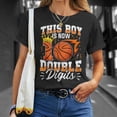thumbnail image 4 of This Boy Double Digits Basketball 10 Year Old Boy Birthday TShirt, 4 of 6