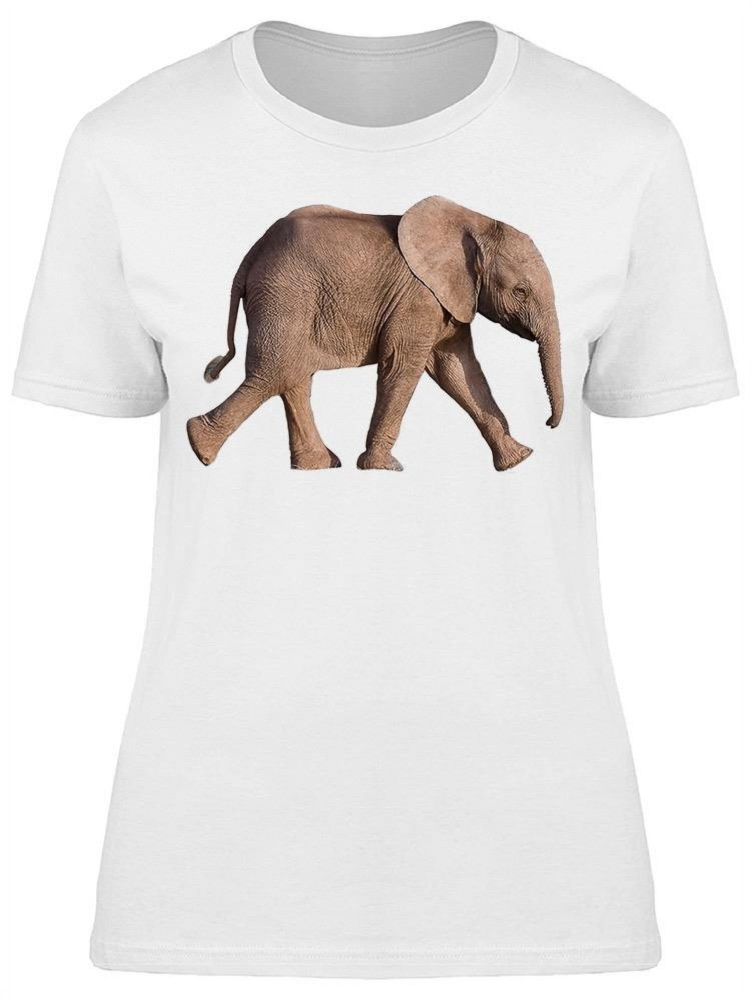 Always Be Yourself Elephant Printed Short Sleeve Girls T-shirt