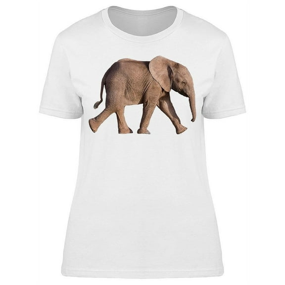 Super Cute Baby Elephant T-Shirt Women -Image by Shutterstock, Female Small