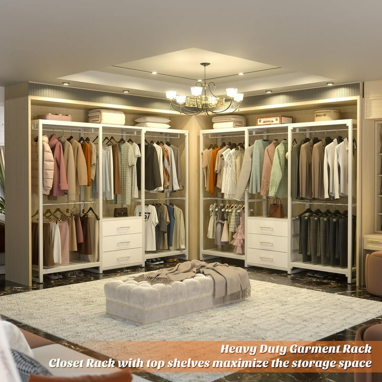 Heavy duty hanging clothes storage sale