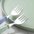 thumbnail image 5 of ACDANC 12-Packs Toddler Forks,Safe 304 Stainless Steel Baby Fork for Feeding,Ideal Toddler Forks for Mealtime, 5 of 8