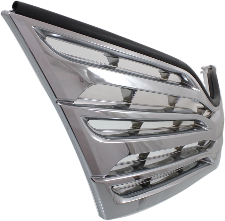 Grille Assembly Compatible With 2009-2012 Toyota Venza Chrome Shell and Insert