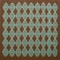 thumbnail image 1 of Ahgly Company Indoor Square Abstract Turquoise Blue Contemporary Area Rugs, 3' Square, 1 of 4