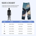 thumbnail image 2 of Salouo Dancing Whale Print Pajama Pants for Men, Lounge Pants Elastic Waistband Casual Men's sleepwear Loungewear Sleep Pajama Pant -Large, 2 of 7