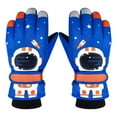 thumbnail image 2 of Guantes de Esquí para Niños Sharpla Impermeables Azul L, 2 of 8