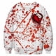 thumbnail image 4 of Sudadera Para Mujer Cuello Redondo Sudadera de Gran Tamaño Cosplay Impreso Manga Larga Cuello Redondo Casual Pullover Tops Estampado de Sangre Personalizado Sin Capucha Odeerbi ODB136909, 4 of 5