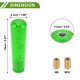thumbnail image 4 of Perillas de cambio de cristal cilíndricas de Unique Bargains, perilla de cambio universal de acrílico para vehículos automáticos y manuales con 2 adaptadores, 1 juego, verde, 15 cm, 4 of 6