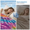 thumbnail image 2 of Colorful Cooling Blanket, Lightweight Breathable Summer Throw Blanket with Double Sided Cold Effect,Ethnic Modern Abstract Watercolor Tie-Dye Picnic Beach Blankets Bed Sheet for Hot Sleepers 30"x40", 2 of 8