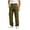 Army Green, variant on Mens Cargo Pants Button Zipper Fly Straight Leg Pants Casual Outdoor Hiking Work Trousers